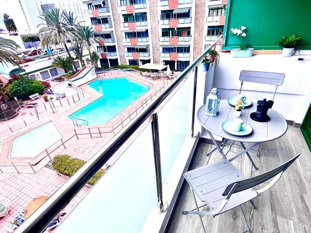Fm Beach Home - Renovated Apartment With Swimming Pool Near Maspalomas Dunes & Beach Плайя-дель-Инглес Экстерьер фото