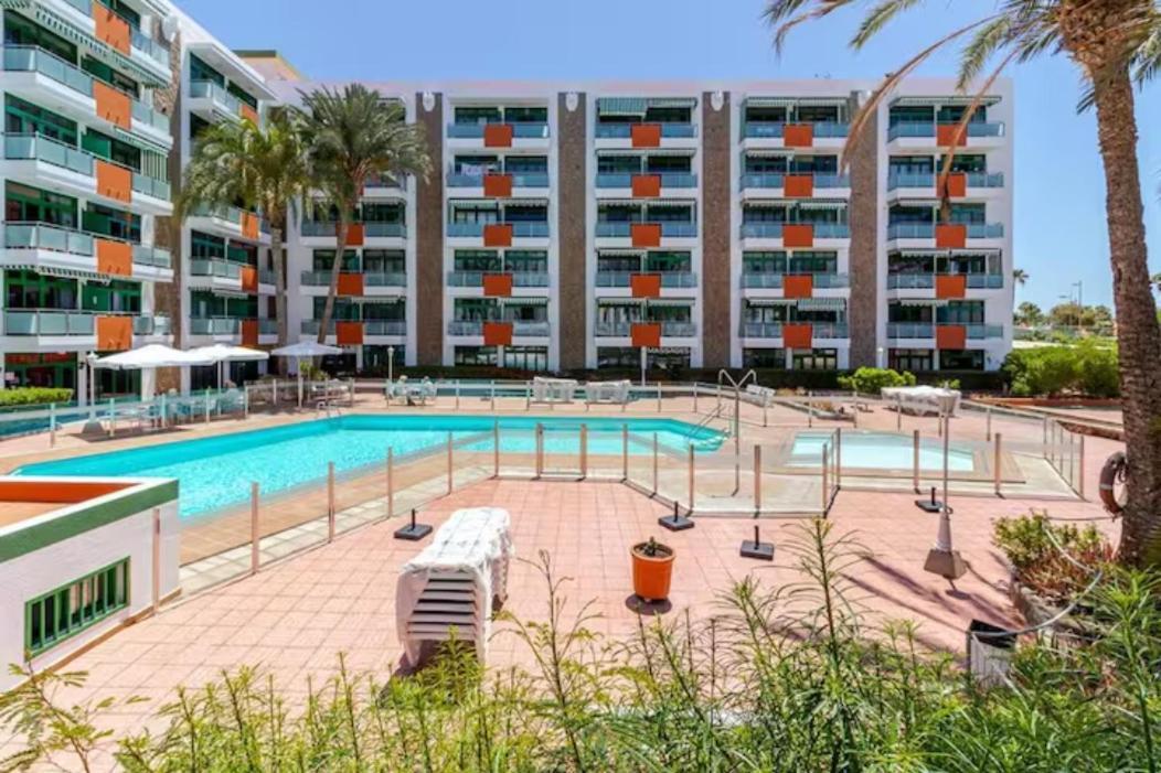 Fm Beach Home - Renovated Apartment With Swimming Pool Near Maspalomas Dunes & Beach Плайя-дель-Инглес Экстерьер фото